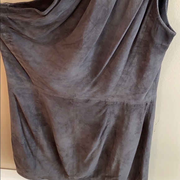 Jimmy Choo for H&M Grey One Shoulder Dress Sz 4 - Picture 4 of 11